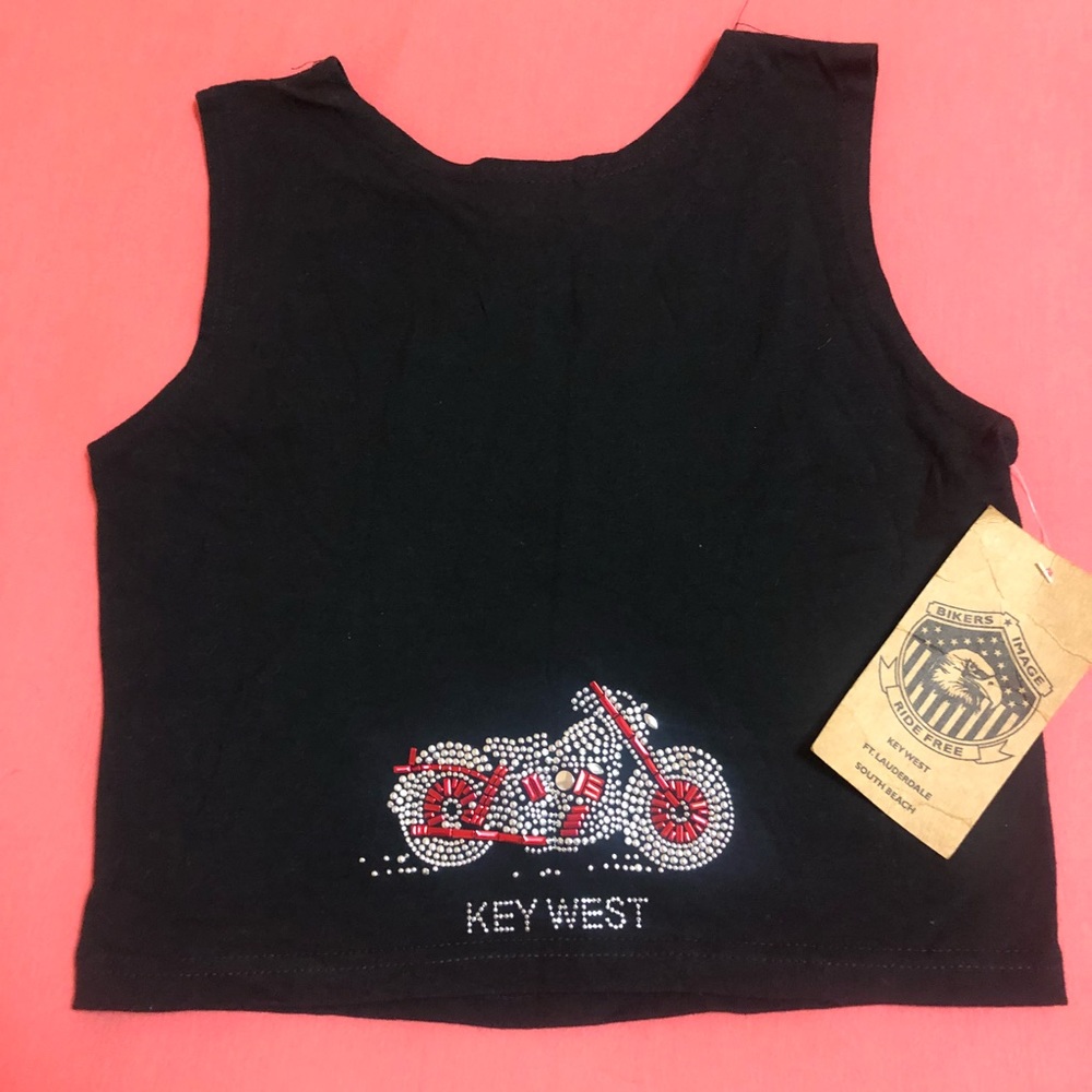 Very SEXY Biker Chick Crop Top ~BNWT~